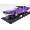Maisto 31387PUR 1/18 1969 Dodge Charger R/T Purple with Black Roof