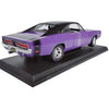 Maisto 31387PUR 1/18 1969 Dodge Charger R/T Purple with Black Roof