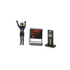 Minichamps 530258704 1/64 Mclaren Formula 1 Team Mcl39 Lando Norris World Champion Abu Dhabi Gp 2025 With Standing Figurine, Pitboard And Position Board