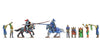 Noch 66828 HO Micro Motion Medieval Knights Tournament Laser Cut Kit