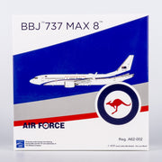 NG Models 88036 1/400 Royal Australian Air Force (RAAF) Boeing B737 Max 8 BBJ A62-002