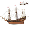 OcCre 12003 1/85 HMS Golden Hind Wooden Model Ship Kit