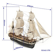 OcCre 12004 1/75 HMS Terror Wooden Model Ship Kit