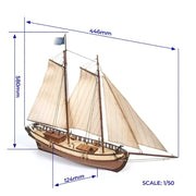 OcCre 12007 1/50 Polaris Wooden Model Ship Kit