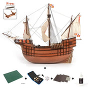 OcCre 12010S 1/50 Santa Maria Starter Pack Wooden Model Ship Kit