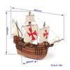 OcCre 12010S 1/50 Santa Maria Starter Pack Wooden Model Ship Kit