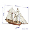 OcCre 12500 1/100 Albatros Wooden Model Ship Kit