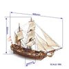 OcCre 13000 1/85 La Candelaria Wooden Model Ship Kit