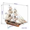 OcCre 13600 1/80 Corsair Wooden Model Ship Kit