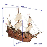 OcCre 13601 1/90 San Martin Wooden Model Ship Kit