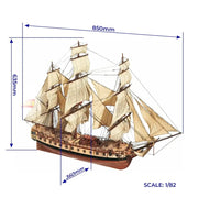 OcCre 14001 1/85 Diana Wooden Model Ship Kit