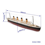 OcCre 14009 1/300 RMS Titanic Wooden Model Ship Kit