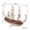 OcCre 15002 1/86 San Felipe Wooden Model Ship Kit