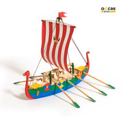 OcCre Fun Viking Ship Model Kit for Kids