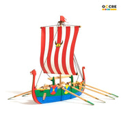 OcCre Fun Viking Ship Model Kit for Kids