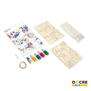 OcCre Fun Falcon Airplane Model Kit for Kids