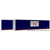 On Track Models 40CS-21 TNT Blue Curtain 3SW803/3SW807 40ft Curtain Sided Containers