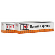 On Track Models HO Scale TNT Darwin Express 40' Curtain Sided Containers