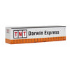 On Track Models HO Scale TNT Darwin Express 40' Curtain Sided Containers