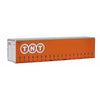 On Track Models HO Scale TNT Orange 40' Curtain Sided Containers