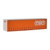 On Track Models 40CS-48 HO Scale TNT Orange 40' Curtain Sided Containers