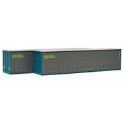 On Track Models HO Scale TGE Grey 40' Curtain Sided Containers