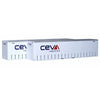 On Track Models HO Scale New CEVA 40' Curtain Sided Containers
