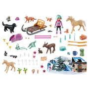 Playmobil 71345 Advent Calendar Horses Of Waterfall Christmas Sleigh Ride