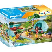 Playmobil 71425 Family Fun camping with campfire