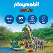 Playmobil 71819 Brachiosaurus with Hovercraft