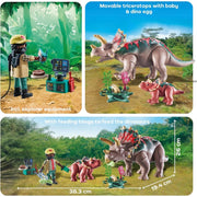 Playmobil 71821 Triceratops Family