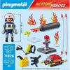 Playmobil 71826 Firefighter with Water Pump