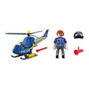 Playmobil 72080 Police Helicopter with Radar Function
