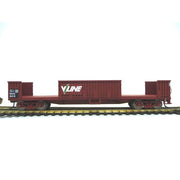 Powerline PD-611B-44 RKUX-44O V/Line Red/Brown Red-Oxide Open Wagon