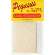 Pegasus 1/24 Thin Whitewall Tires 12-Pack for Scale Models