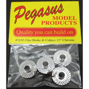 Pegasus 19 Inch Chrome Disc Brakes and Calipers 4-Pack