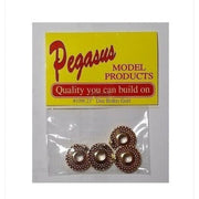 Pegasus 1096 1/24 Disc Brake & Caliper (4) 23 Gold for Scale Models