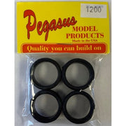 Pegasus 1200 1/24 Tires Wide Low Profile for Scale Models