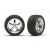 Pegasus 1274 1/24 Ts Rims W/Tires Chrome for Scale Models