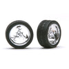 Pegasus 2307 1/24 23in Lighting Rims W/Tires Chrome for Scale Models
