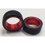 Pegasus 1/24 Sleeves 23 Inch Aluminium Polished Red for Scale Models