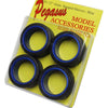 Pegasus 1/24 Sleeves 23 Inch Stepped Aluminium Polished Blue for Scale Models