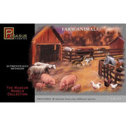 Pegasus 7006 1/48 Farm Animals 30 Pieces