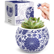 Piece Relax Flowerpot Oriental Floral 3D Puzzle