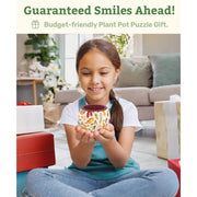 Piece Relax Flowerpot Oriental Floral 3D Puzzle