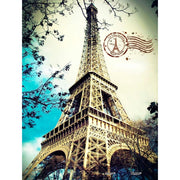 Piece Relax Eiffel Tower in Autumn 150pc Plastic Jigsaw Puzzle