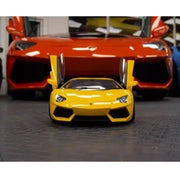 Pocher HK119 1/8 Lamborghini Aventador LP 700-4 Giallo Orion Diecast Metal Model Kit