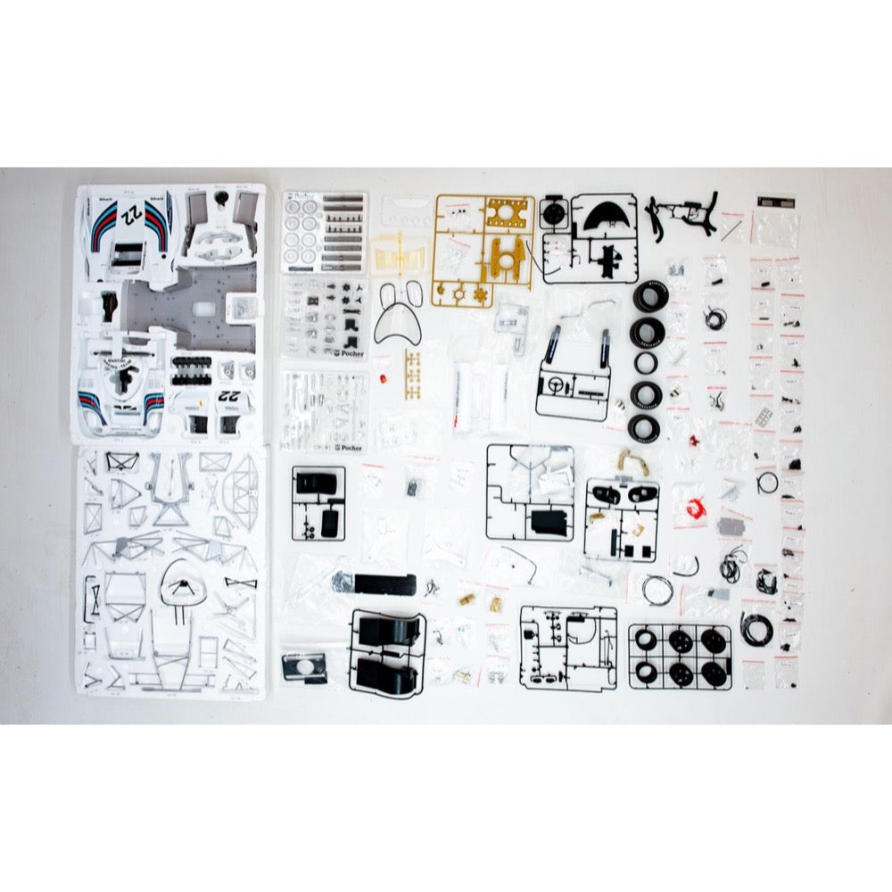 Pocher HK122 1/8 Porsche 917KH Martini Edition Diecast Metal Model Kit