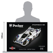 Pocher HK122 1/8 Porsche 917KH Martini Edition Diecast Metal Model Kit