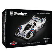 Pocher HK122 1/8 Porsche 917KH Martini Edition Diecast Metal Model Kit